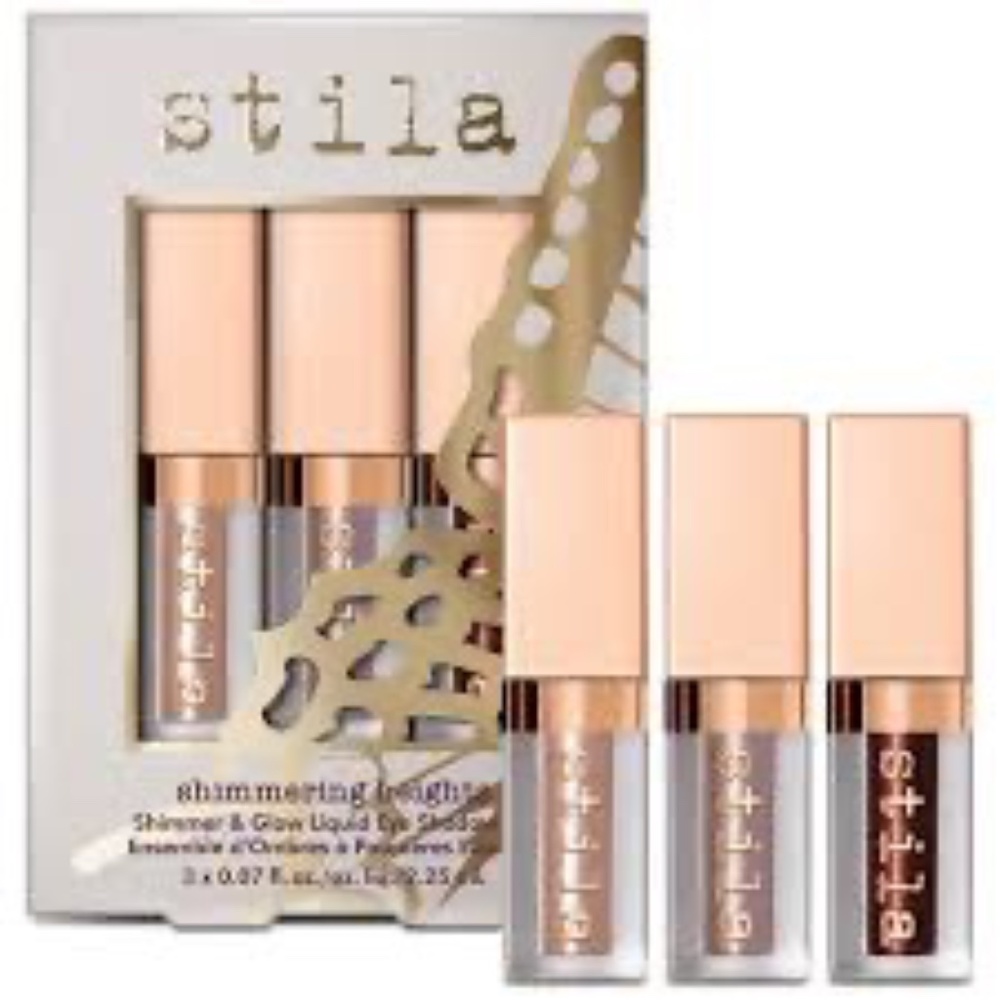 NEW Stila Shimmering Heights Shimmer & Glow Liquid Eye Shadow Set
